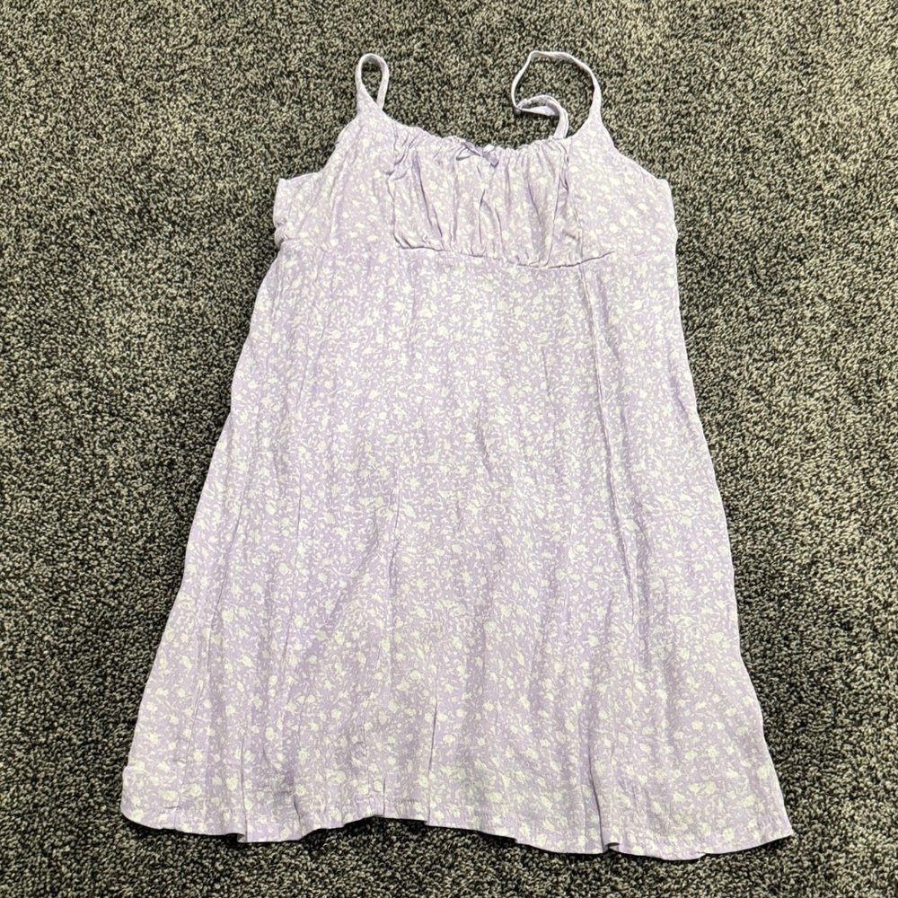 Wild Fable Light Purple Floral Mini Dress